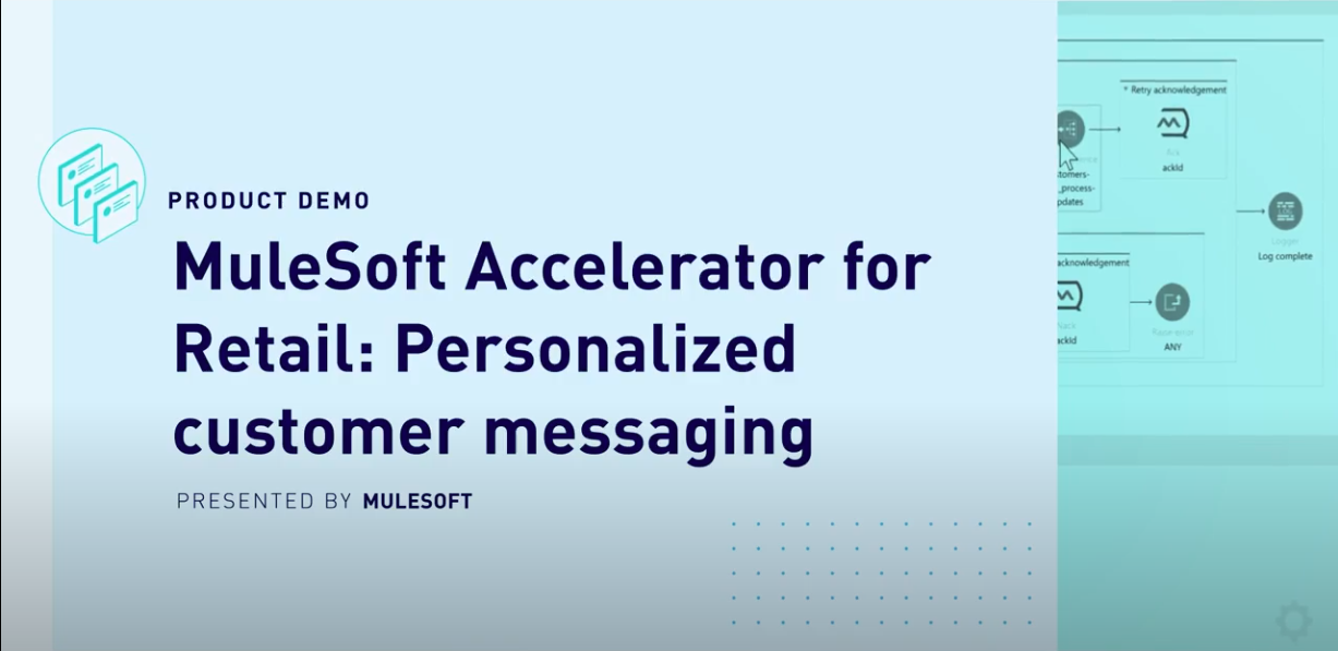 Mulesoft Accelerator For Retail Create A Customer Profile Mulesoft