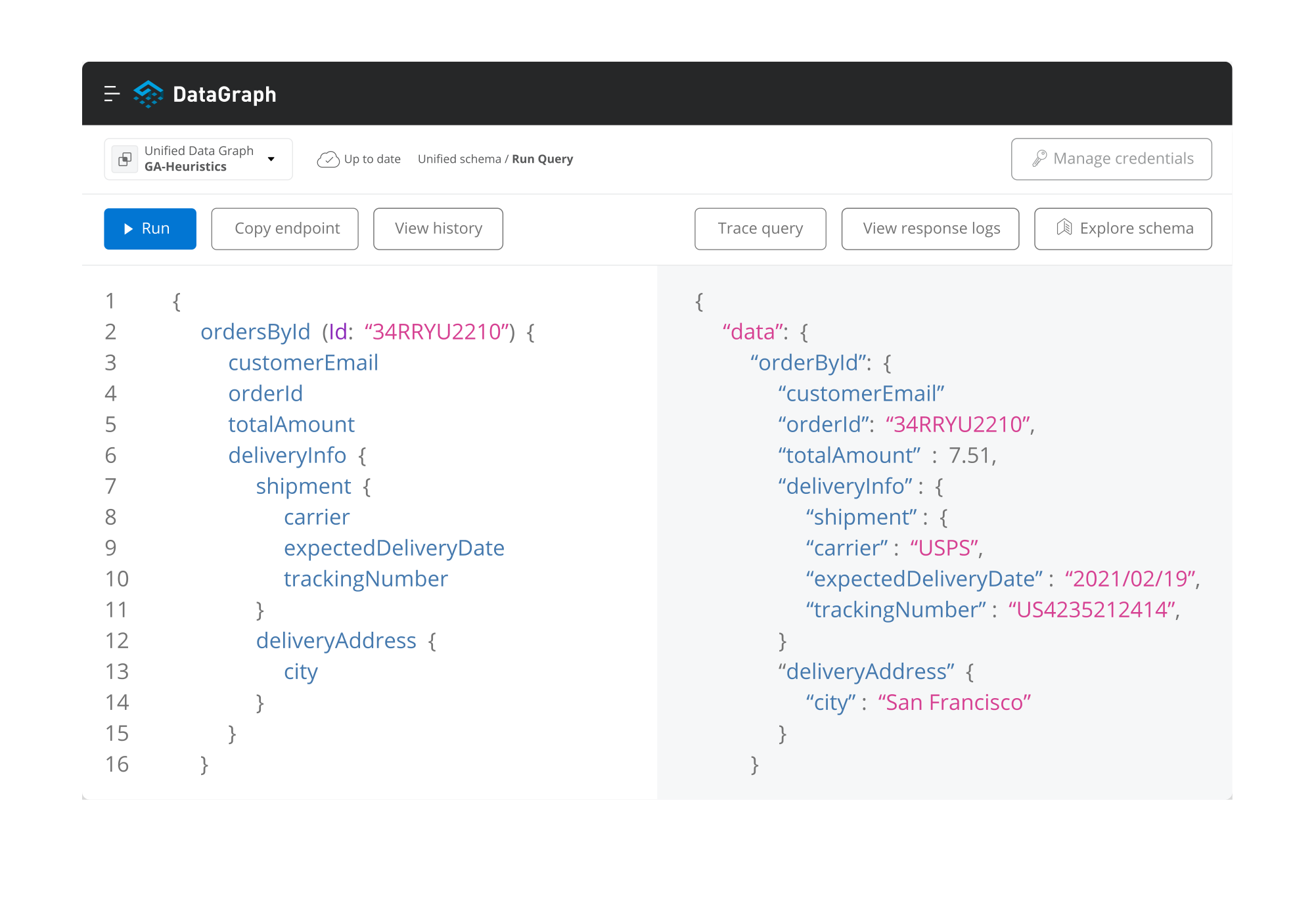 Anypoint DataGraph - UI Consommation de plusieurs API en une seule requête 