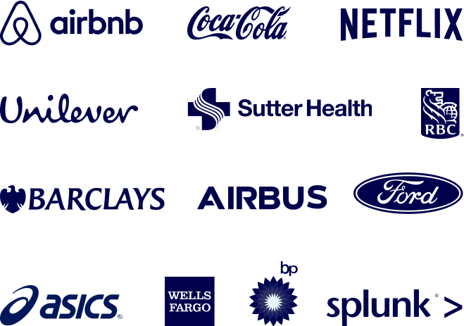 A panel of logos of MuleSoft customers.
