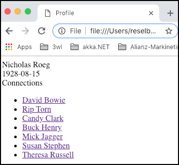 Figure 3: Applying an XML based ontology to an HTML document does not affect visual rendering